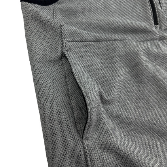 Duluth Trading Company Vest Adult MEDIUM Gray Black Half Zip - Picture 6 of 7